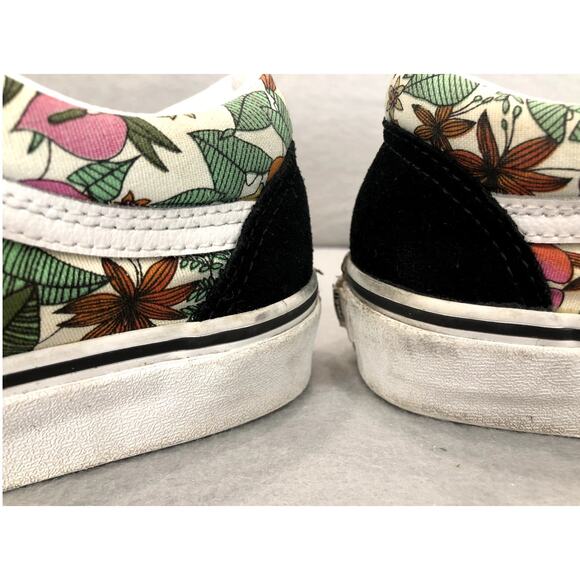 Vans Old Skool Multi Tropic Canvas Suede Shoes Sz 8.5 Womens - Picture 7 of 12